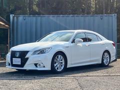 クラウンハイブリッド アスリートG 革シート/サンルーフ/ナビ/フルセグ/DVD再生/Bluetooth/バックカメラ/ETC/クルーズコントロール/パワーシート/スマートキー 中古車画像