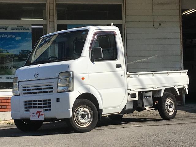 保証付 5速MT 三方開 エアコン パワステ 純正ラジオ 荷台ゴムマット装着済(1枚目)