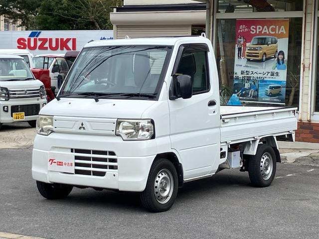 ミニキャブトラック(三菱) 　切り替え式４ＷＤ　ＨＩＬＯ切替　５速マニュアル　エアコン　パワステ　三方開　ゲートチェーン　鳥居　作業灯　運転席エアバック　軽トラック 中古車画像