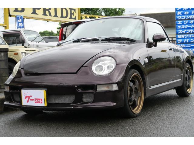 アクティブトップ　アクティブトップ　車高調　ＭＯＭＯステアリング　シートヒーター　社外１６インチアルミホイール　レザー調シートカバー　ＥＴＣ　ロールバー　ＣＤ　社外マフラー　車高調