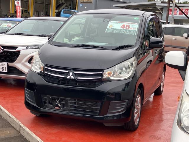 eKワゴン（三菱）Ｇ　アラウンドビューモニター　ナビ地デジＴＶ　Ｂｌｕｅｔｏｏｔｈ　スマートキー　ＥＴＣ　プッシュスターター　衝突軽減ブレーキ　オートマチックハイビーム　横滑り防止装置　アイドリングストップ 中古車画像