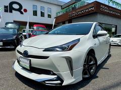 プリウス Aツーリングセレクション 純正9インチナビ モデリスタタイプLEDエアロ フルセグTV・Bモニター トヨタセーフティセンス LEDヘッドライト HUD ETC 合皮シート 前席シートヒーター 整備手帳 中古車画像