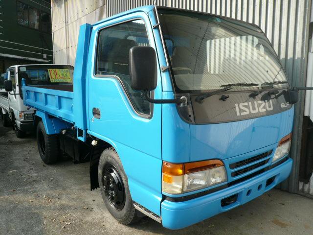 いすゞ エルフトラック ２ｔ積 高床ダンプの中古車 グーネット中古車