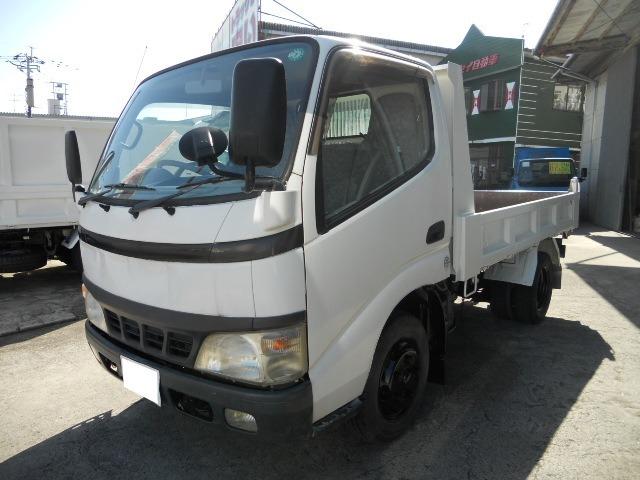 まずはお気軽にお問い合わせ下さい！下取りも大歓迎！ ２ｔ　全低床ダンプ　ワンオーナー車　Ｈ１８年〜Ｒ７年記録簿あり