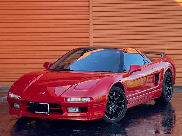 ＮＳＸ(ホンダ) ベースグレード　レカロ　車高調　社外マフラー　社外アルミ　０２Ｒタイプウイング　０２Ｒタイプリアアンダー 中古車画像