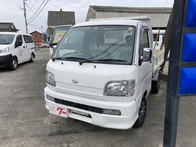 ダンプ 4WD マニュアル5速ミッション アルミホイール エアコン パワーステアリング 軽ダンプ 荷台昇降 最大積載量350kg(1枚目)