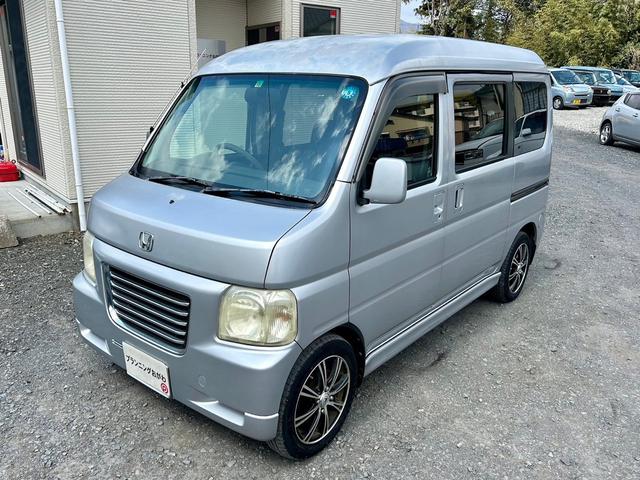 ホンダ バモスホビオ Ｌ　社外アルミホイール　キーレスエントリー　ＣＤデッキ　両側スライドドア　オートマ車　車検令和６年１０月　運転席助手席エアバック