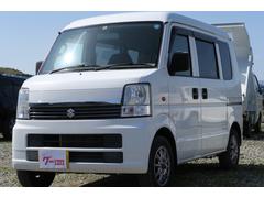 スズキ　エブリイワゴン　ＪＰターボ　車いす移動車　後部電動固定　リヤシート無