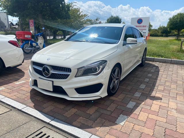 ＣＬＡ１８０　シューティングブレーク　スポーツ／純正ＡＭＧ１８アルミホイール／ＴＶキャンセラー／パークアシスト／ティプトロニックプラス／パドルシフト／バックカメラ／コーナーセンサー／キーレスゴー