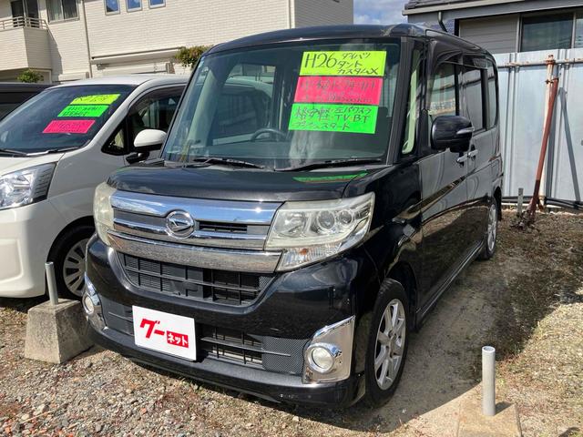 タント(ダイハツ) カスタムＸ　ＥＴＣ　バックカメラ　両側スライド・片側電動　ナビ　ＴＶ　オートライト 中古車画像