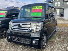 N-BOXカスタム G・Lパッケージ ETC バックカメラ 両側スライド・片側電動 ナビ TV オートライト HID スマートキー 電動格納ミラー ベンチシート CVT 盗難防止システム ABS ESC CD DVD再生 エアコン 中古車画像