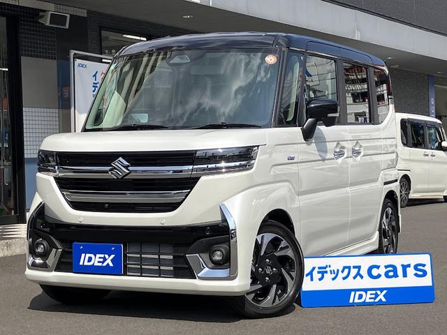 届出済未使用車のスペーシアカスタムです☆ スタッフ一同心よりご来店お待ちしております☆彡