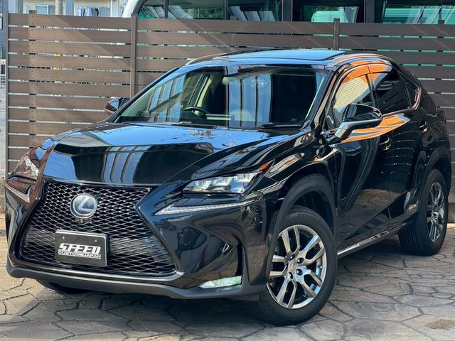 ＮＸ ＮＸ３００ｈ　サンルーフ　黒革シート　全方位モニター　パワーバックドア　ハンドルヒーター　ルーフレール　純正マット　ナビ走行中ＯＫ　３眼ＬＥＤライト（1枚目）