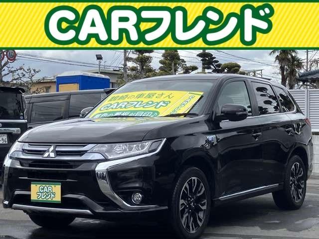 三菱 アウトランダーＰＨＥＶ Ｇセーフティパッケージ　４ＷＤ／ナビＴＶ／Ｂｌｕｅｔｏｏｔｈ／全周囲カメラ／フリップダウンモニター／ＥＴＣ／ＬＥＤヘッドライト／本革シート／パワーシート／スマートキー／衝突軽減ブレーキ／レーンアシスト／横滑り防止機能