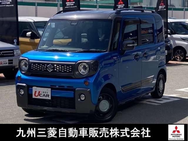 スズキ スペーシアギア ハイブリッドＸＺ　コーナーソナー　車線逸脱　スマートキープッシュスタート