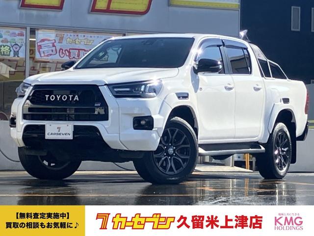 ハイラックス(トヨタ) Ｚ　ＧＲスポーツ　キーレス　前後ソナー　追従走行　アルミホイール　Ｂカメラ　メモリーナビ　フルオートエアコン　横滑防止装置　レーンキープ　スマキー　寒冷地仕様　パワーウィンドウ　ターボ車　ナビ　ＤＡＣ　ＡＢＳ　イモビ 中古車画像