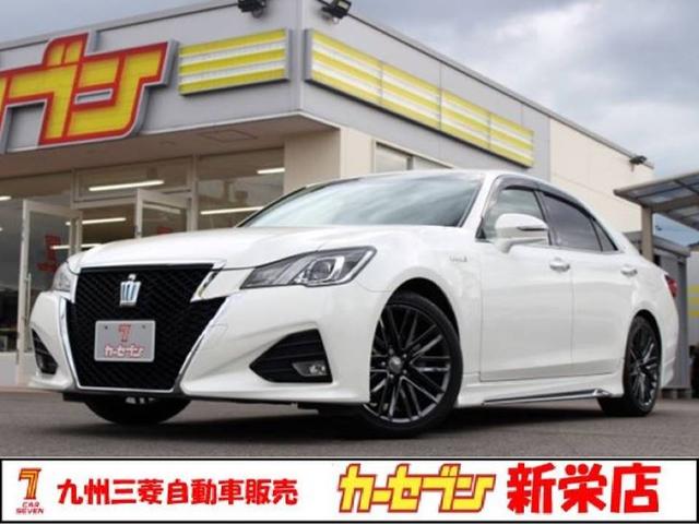 アスリートS エアシート ナビTV 1オーナー 地デジ キーフリー ETC付 HID 記録簿有 アルミ メモリナビ ABS 横滑り防止装置 バックガイドモニター レーダークルーズC エアコン パワステ(1枚目)