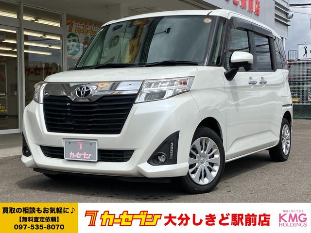 ルーミー Ｇ　Ｓ　メモリナビ　フルセグテレビ　Ｂモニ　クルコン　ナビＴＶ　スマートキー　キーフリーシステム　ＤＶＤ　踏み間違い防止装置　エアコン　Ａライト　Ｗエアバック　運転席エアバック　パワーウィンドウ　記録簿（1枚目）