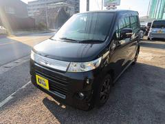 ワゴンRスティングレー T ターボ ETC 社外ナビTV HID 社外レーダー スマートキー パドルシフト 社外シートカバー 中古車画像