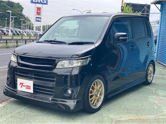 マツダ ＡＺワゴンカスタムスタイル ＸＴ　ナビ地デジＴＶ　車高調　社外アルミホイール　ウーハー　ＨＩＤヘッドライト　ベンチシート　スマートキー　プッシュスタート　セキュリティー