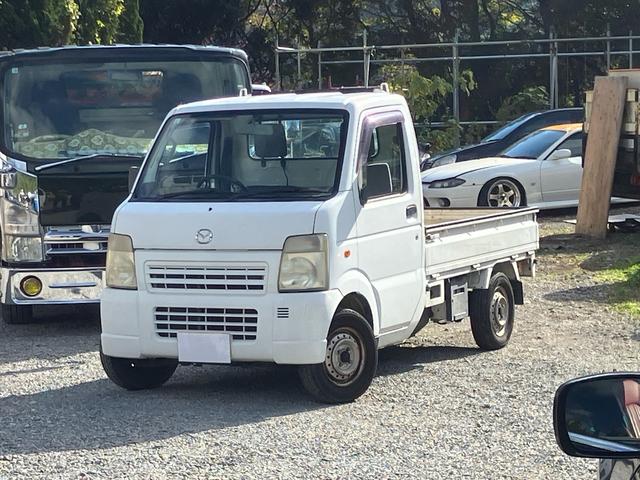 　２ＷＤ／５速ＭＴ／エアコン／パワステ／ＣＤ／ＵＳＢオーディオ／三方開／荷台ラバーマット／荷台ベニヤ板貼り／鳥居／軽トラック／型式ＤＧ６３Ｔ