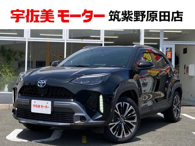 トヨタ ヤリスクロス ハイブリッドＺ　アドベンチャー　純正ディスプレイオーディオ　Ｂｌｕｅｔｏｏｔｈ　追従クルコン　衝突軽減ブレーキ　オートライト　ＬＥＤヘッドライト　シートヒーター　ソナー　ステアリングヒーター　ブレーキホールド　ソナー　ルーフレール