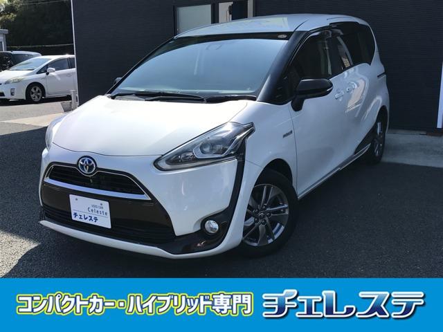 シエンタ ハイブリッドＧ　ドライブレコーダー　バックカメラ　ナビ　ＴＶ　両側電動スライドドア　オートライト　スマートキー　アイドリングストップ　電動格納ミラー　後席モニター　３列シート　ＣＶＴ　アルミホイール　ＣＤ（1枚目）