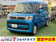 スペーシア ハイブリッドX 両側電動スライドドア TV クリアランスソナー レーンアシスト 衝突被害軽減システム オートライト スマートキー アイドリングストップ 電動格納ミラー シートヒーター ベンチシート CVT 中古車画像