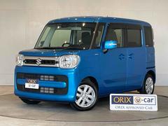 スペーシア ハイブリッドX DSBS レーンキープ Pセンサー 両側パワスラ LEDヘッド 純正14アルミ スマートキー Pスタート AAC 運転席シートヒーター セキュリティ 純正ナビ フルセグTV BT 全方位モニター 中古車画像