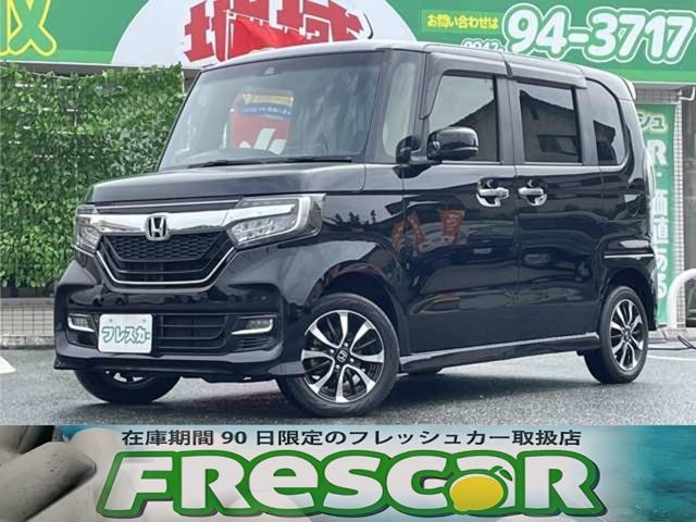 ホンダ Ｎ－ＢＯＸカスタム Ｇ・Ｌホンダセンシング　４ＷＤ　ＥＴＣ　バックカメラ　両側スライド・片側電動　ナビ　オートクルーズコントロール　レーンアシスト　衝突被害軽減システム　オートライト　ＬＥＤヘッドランプ　スマートキー　アイドリングストップ