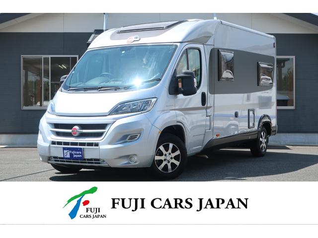 フィアット デュカト バーストナー　ブレビオｔ６０５　４名乗車　ＦＦヒーター　カセットトイレ　ナビ　冷蔵庫　温水ボイラー　シャワー　ルーフエアコン　シンク　コンロ　外部電源　サブバッテリー　ＥＴＣ　ディーゼル　１５ＡＷ　ＬＰガス　プルダウンベッド