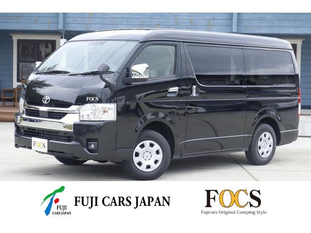 ＦＯＣＳ　フォックス　ＤＳ－Ｌスタイル　４ＷＤ　新車　車両ＯＰ：寒冷地仕様　パワースライドドア　パノラミックビューモニター　デジタルインナーミラー　ＬＥＤヘッドライト　架装部ＯＰ：フリップダウンレス