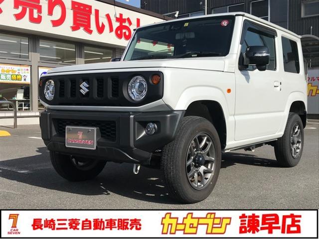 ジムニー ＸＣ　タ－ボ　切替４ＷＤ　ＷエアＢ　シ－トヒ－タ－　セキュリティ　レーンキープＡ　サイドエアバッグ　横滑り防止装置付き　ナビ・ＴＶ　キーフリー　ＡＷ　エアコン　ＥＴＣ車載器　ＤＡＣ　ＤＶＤ視聴　パワステ（1枚目）