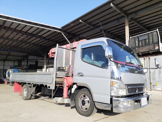 三菱ふそう キャンター ユニック３段フックイン ５速ｍｔ メッキパーツ装着の中古車 車体価格192 5万円 03 平成15 年式 走行28 0万キロ 車体色シルバー 鹿児島県薩摩郡さつま町平川７７８０ ５ 株式会社 三幸商事の在庫 グーネット中古車