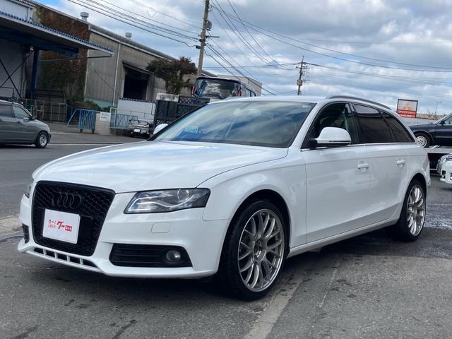 Ａ４アバント(アウディ) １．８ＴＦＳＩ　ナビテレビ　ＥＴＣ　パワーシート　キーレス　Aftermarketアルミホイール　レザー調シートカバー 中古車画像