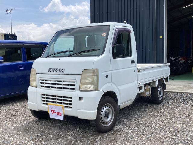 スズキ キャリイトラック ４ｗｄ エアコン パワステ ｍｔの中古車 車体価格28 8万円 02 平成14 年式 走行12 8万キロ 車体色ホワイト 鹿児島県曽於市末吉町深川字大谷西原９１３７ ２ トラックライフ 軽トラ専門店 の在庫 グーネット中古車