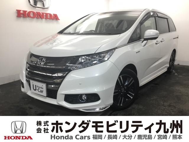 オデッセイハイブリッド(ホンダ) ハイブリッドアブソルート・ホンダセンシンアドバンスＰ　メモリーナビ　フルセグ　全周囲カメラ　ＥＴＣ　両電動ドア　スマ−トキ− 中古車画像