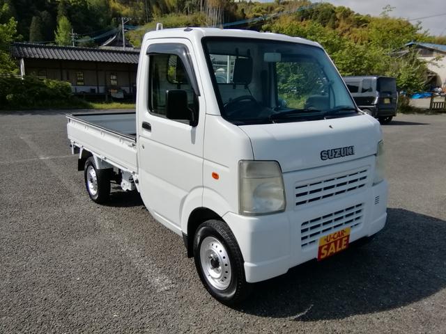 ＫＣエアコン・パワステ　４ＷＤ　５速ミッション　パワステ　エアコン　三方開　　走行１２６７００ｋｍ　タイミングチェーン　内外装クリーニング済み　車検２年付き