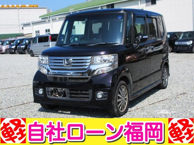 ホンダ Ｎ−ＢＯＸカスタム Ｇ　ターボパッケージ　ＨＤＤナビ　ＤＶＤ再生