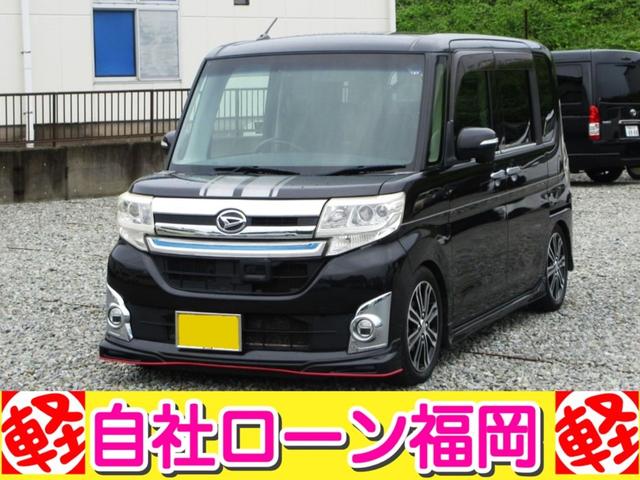 タント カスタムＲＳ　スマートセレクションＳＡ　／ターボ／ナビ／Ｂｌｕｅｔｏｏｔｈ／フルセグＴＶ・ＤＶＤ再生／バックカメラ／フリップダウンモニター／スマートキー／プッシュスタート／アイドリングストップ（1枚目）