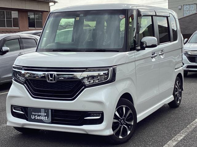 ホンダ Ｎ－ＢＯＸカスタム Ｇ・ＥＸホンダセンシング　ＶＸＵ－１９５ＮＢＩナビＴＶ・ドライブレコーダー前後・ワンオー車　ＢＴ接続　エコモード　車線逸脱　ＰＳ　ＰＷ　地デジＴＶ　電格ミラー　ＵＳＢ接続　後カメラ　ワンオーナ　ＶＳＡ　ＡＵＸ　クルコン　ＥＴＣ