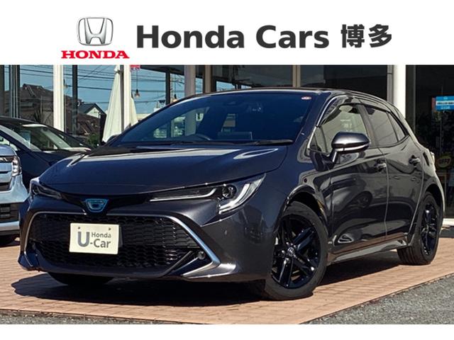 カローラスポーツ(トヨタ) ハイブリッドＧスタイルパッケージ　純正８インチナビ・ドライブレコーダー・Ｂｌｕｅｔｏｏｔｈ・バックカメラ・ワンオーナー車　禁煙　衝突軽減ブレーキ　ＬＥＤライト　エアコン　スマキー　横滑り防止装置　エアバッグ　盗難防止システム　ドラレコ 中古車画像