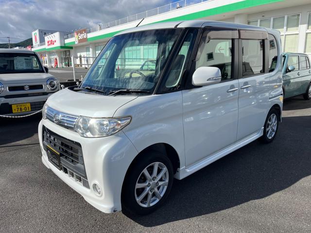 カスタムＸ　グー鑑定証付き　車検２年　バッテリー＆タイヤ新品交換　電動スライドドア　ＨＩＤ　スマートキー　アイドリングストップ　電動格納ミラー　ＡＴ　盗難防止システム　ＡＢＳ　ＣＤ　アルミホイール