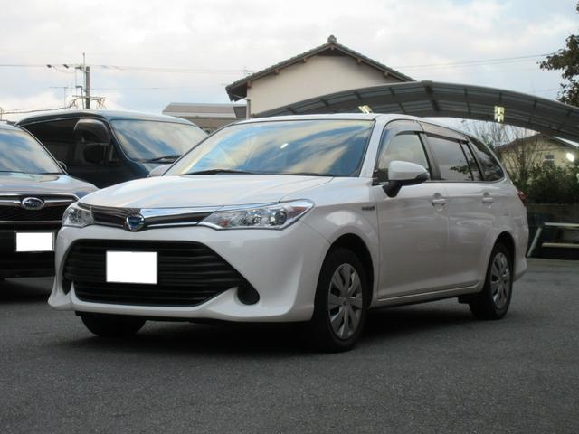 トヨタ カローラフィールダーハイブリッド ワンオーナー 純正ナビ 地 