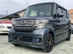 N-BOXカスタム G 4WD ドライブレコーダー ETC バックカメラ 両側電動スライドドア ナビ HID スマートキー アイドリングストップ 電動格納ミラー CVT 盗難防止システム ABS ESC チップアップシート 中古車画像