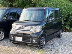 N-BOXカスタム G・ターボパッケージ 両側電動スライドドア 純正ナビ地デジTV バックカメラ Bluetooth スマートキー プッシュスターター 電動格納ドアミラー オートエアコン オートライト HIDヘッドライト 純正15インチAW 中古車画像