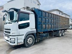 三菱ふそう　スーパーグレート　　大型平ボディー深箱　デフロック付　エアーサイドブレーキ