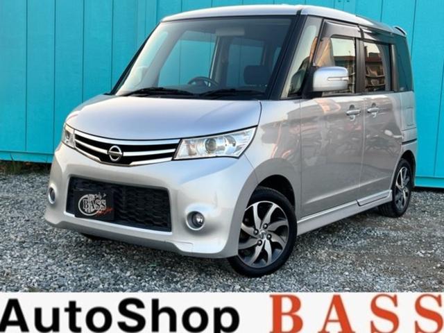 日産 ルークス ハイウェイスター　禁煙車　左パワースライドドア　ナビ　フルセグＴＶ　Ｂｌｕｅｔｏｏｔｈ　スマートキー　プッシュスタート　右イージークローザー　左電動スライドドア　右イージークローザー　盗難防止　衝突安全ボディ　ＨＩＤ