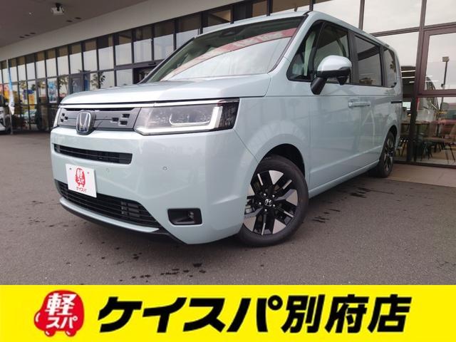 ステップワゴン(ホンダ) ｅ：ＨＥＶエアー　ＥＸ　登録済未使用車　クリアランスソナー　オートクルーズコントロール　レーンアシスト　衝突被害軽減システム　両側電動スライドドア　ＬＥＤヘッドランプ　スマートキー　電動格納ミラー　シートヒーター 中古車画像