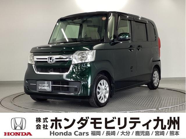 Ｎ－ＢＯＸ Ｌ　純正ナビ　片側電動スライドドア　リアカメラ　衝突回避支援ブレーキ　Ｉ－ＳＴＯＰ　ドラレコ付　ＰＷ　パワステ　Ｓヒーター　スマ－トキ－　Ｂカメ　横滑り防止　ＥＴＣ車載器　ＬＥＤライト　エアコン付き（1枚目）